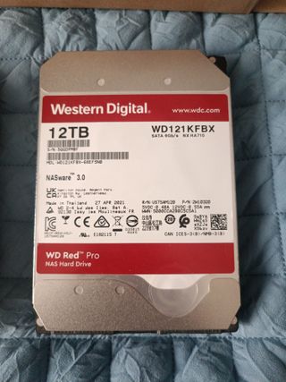2x WD Red Pro 12TB NAS HDD