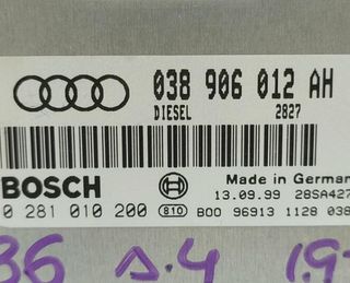 Audi 1928763 0281010200 centralita a4 berlina (b5)