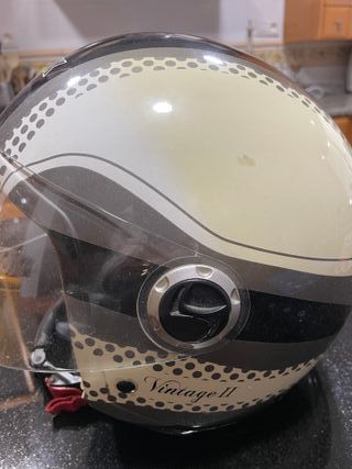 Casco de moto vintage