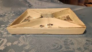 Set 4 ciotoline triangolari antiche