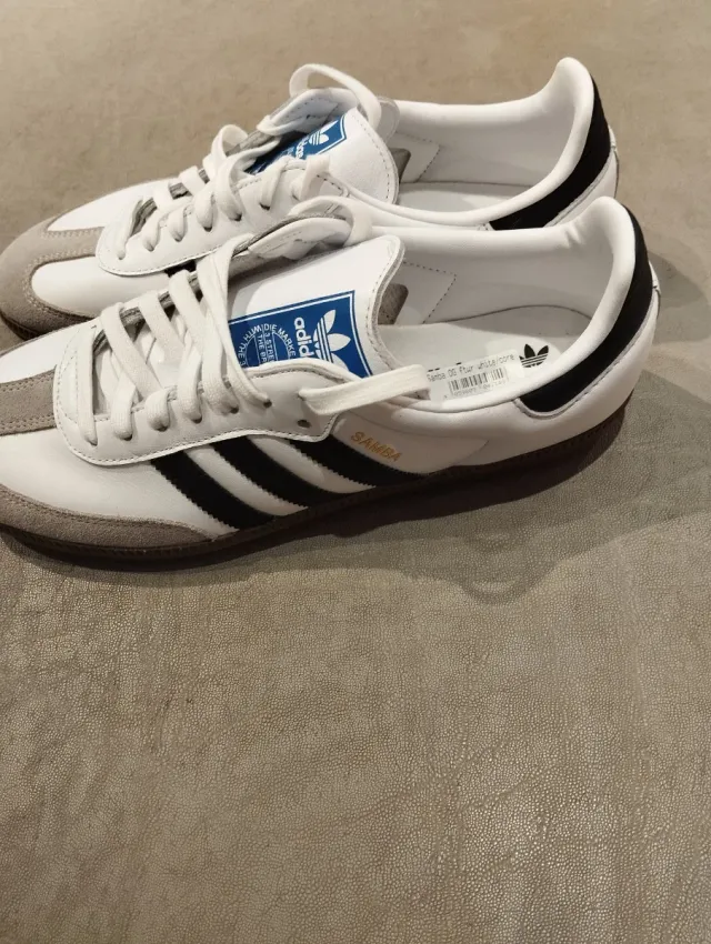 Zapatillas Samba Blancas Talla 40 Sin Estrenar