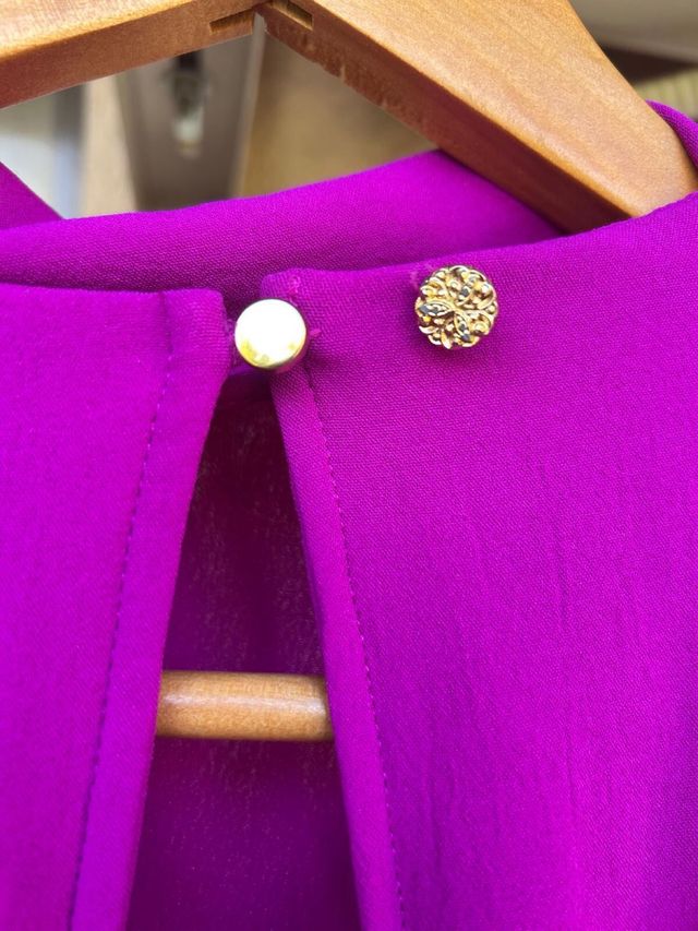 Vestido Zara Morado