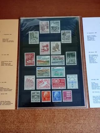 Sellos Oficiales Dinamarca 1978