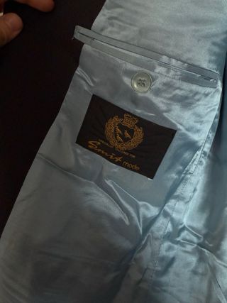 Traje de hombre 3 piezas negro