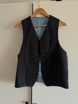 Traje de hombre 3 piezas negro