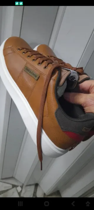 Scarpe Enrico Coveri Pelle Marrone Tg 44