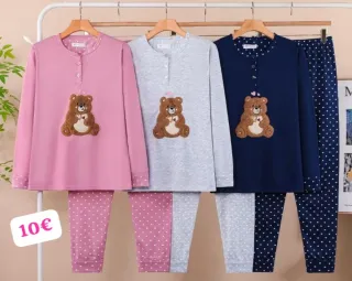 Pijama felpa invierno talla XXL