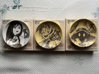 Colección Mini Platos Final Fantasy 25th Aniversar