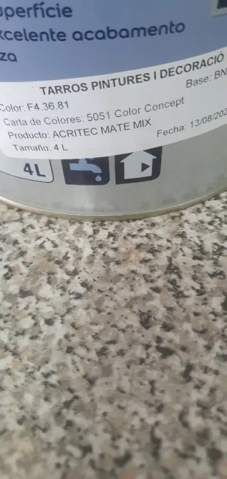 Pintura Procolor Acritec Mix 4L