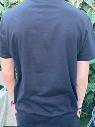 Camiseta Negra Gato Samurai