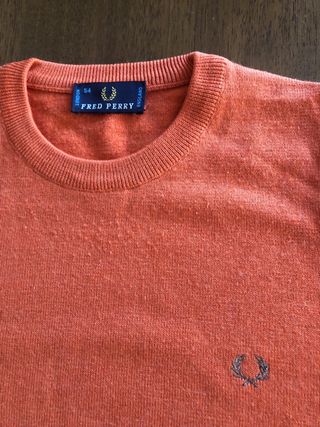 Jersey Fred Perry Naranja