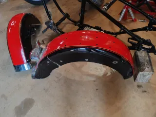  Harley Davidson Shovelhead guardabarros 