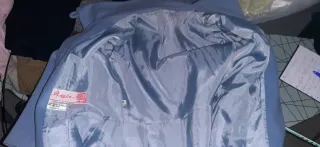 Cappotto lana donna azzurro
