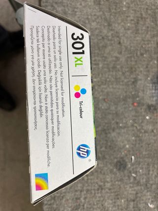 Cartucho Tinta HP 301XL Tricolor