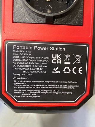 Estação de Energia Portátil Powkey 99Wh