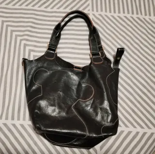 Bolso Negro Piel Tous