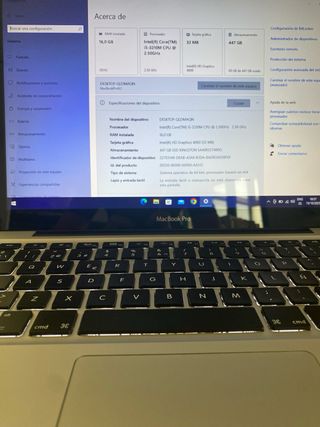 MacBook Pro 13” (2012) Plata
