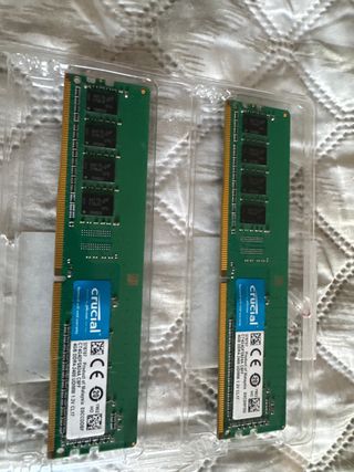 4x Crucial 4GB DDR4-2400 UDIMM 1.2V CL17