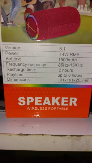 Altavoz Bluetooth Kimiso KMS-217 Camuflaje