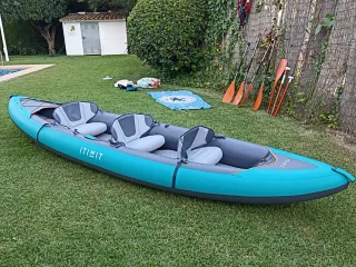 Kayak hinchable 2 plazas seminuevo