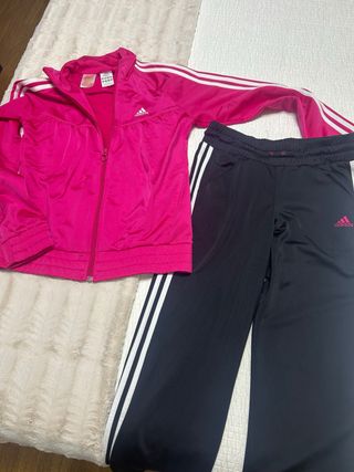 Conjunto Chándal Adidas Rosa y Negro