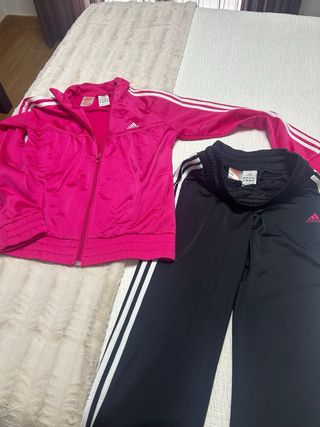 Conjunto Chándal Adidas Rosa y Negro