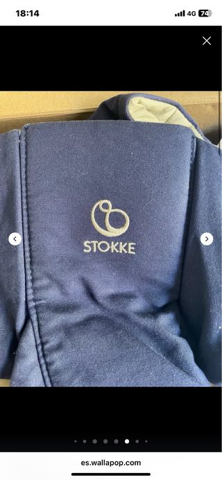 Mochila Portabebés Stokke MyCarrier Azul Marino