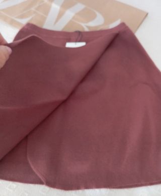 Minifalda punto Zara