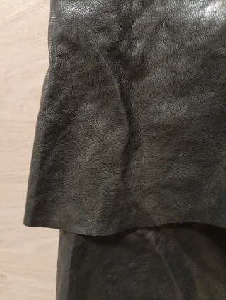 Minifalda polipiel Zara negra