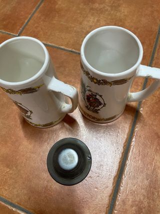 Set 2 Bicchieri Birra con Coperchio