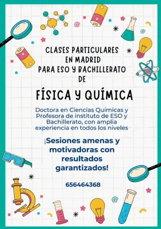 Clases de Física y Química para ESO y Bachillerato