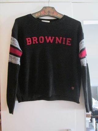Jersey Brownie Negro y Rojo