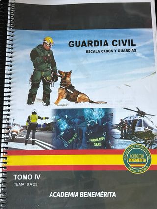 temario completo oposicion guardia civil 