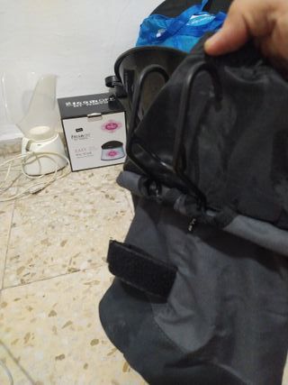 Mochila para bicicleta con enganche