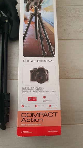 Trípode Manfrotto Compact Action con Joystick