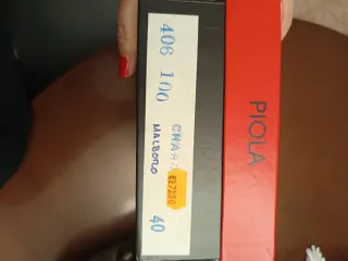 Zapatos Piola Piel Charol Rojos Sin Estrenar