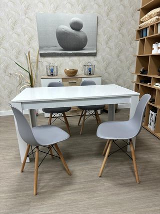 Mesa Comedor + 4 Sillas Nórdicas Nuevas