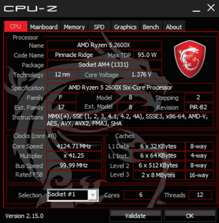 Procesador AMD Ryzen 5 2600X + disipador
