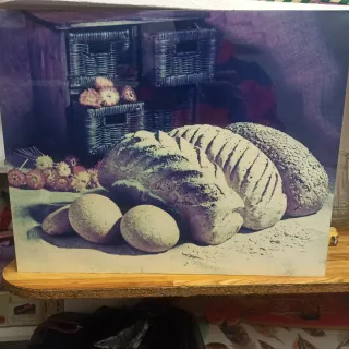 Lámina vintage panadería