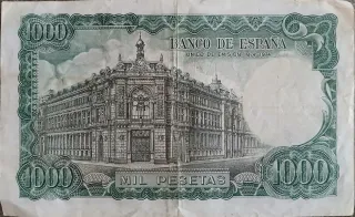 Lote 7 Billetes Antiguos 1000, 500,100 y 5 pesetas