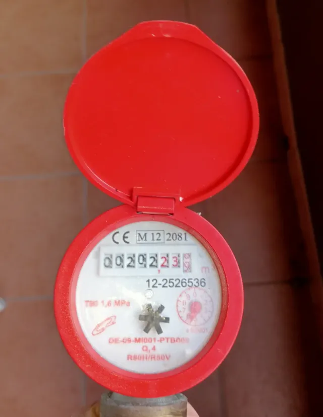 Contador de agua CE M 12 2081