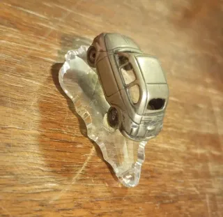 Modellino Fiat 500 Argento 800