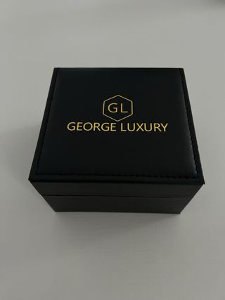 Caja de piel para reloj George Luxury