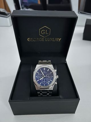 Caja de piel para reloj George Luxury