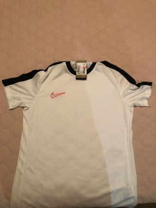 Camiseta Nike Deportiva Blanca Talla L