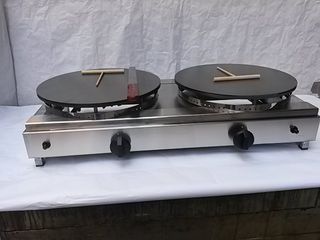 Crepera a Gas Doble Disco 40cm