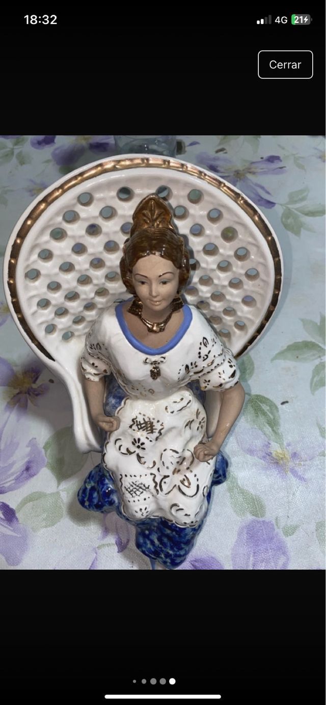 Figura Fallera Cerámica