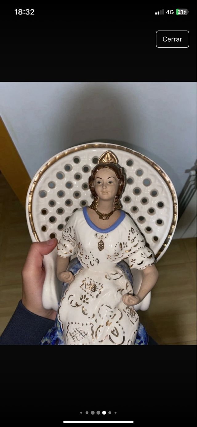 Figura Fallera Cerámica