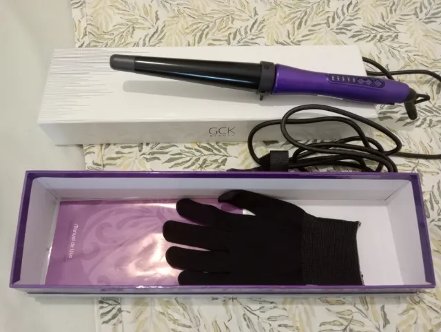 Moldeador Cónico GCK Morado y Negro