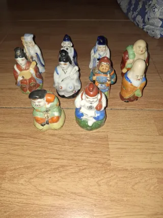 Set di figure vintage di buddha